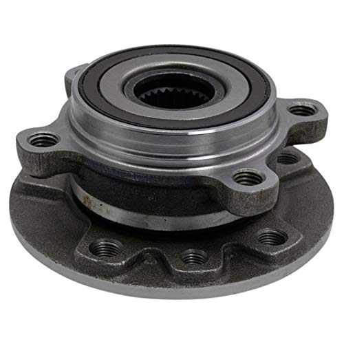 Image of TRQ Left and Right Wheel Bearing & Hub Assembly Set with ABS Sensor 2 Piece for 2016-2022 Fiat 500X 2016-2018 500X AWD 2015-2021 Jeep Renegade 2015-2021 Renegade AWD