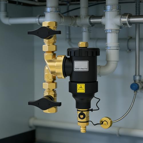 Filtro de caldera industrial contra lodos y sedimentos en sistemas de calefacción central HVAC 2