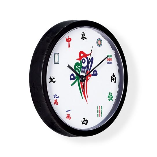 Reloj de pared analógico 10 pulg negro CaféPress miniatura 3