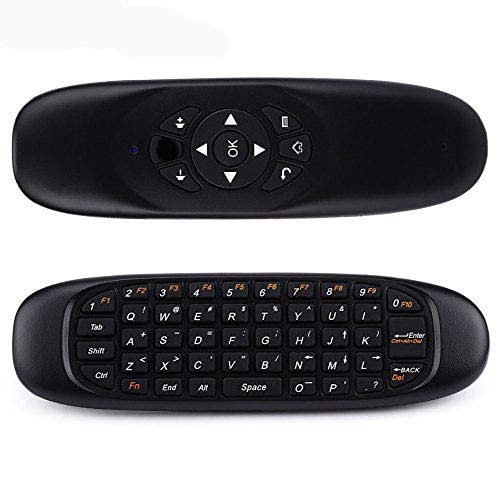 Smart Wireless Air Fly Mouse Portable Rechargeable Mini Keyboard Android Remote Control Replacement (Black)-image-18