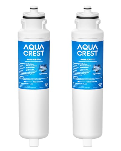 AQUA CREST DW2042FR-09 Refrigerator Water Filter, 2 Filters