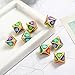 Anime Game GI Genius Invokation TCG Elemental Dice Game Props Accessories Collection Toys (8 pcs)