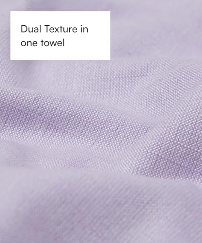 Image of Thirsty Towel, Bamboo Towels for Bath, Super Soft Slub Towel & High Absorbency Towels, Light Weight, & Quick Dry Towels for Bath Large Size, Towel for Bath Men, Women & Kids (Pack of 1 - Viola)