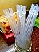 10 Pack Reusable Hard Plastic Drinking Straws Thick Heavy Straw Long Enough For 30 Ounce Yeti RTIC Tumblers ( 10 Inch )
