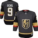 Youth Jack Eichel Vegas Golden Knights Replica Jersey (US, Alpha, Small, Medium, Regular, Gray)