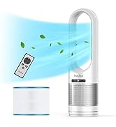 Amazon | 扇風機 タワーファン 80°自動首振り 扇風機 羽根なし 風量8