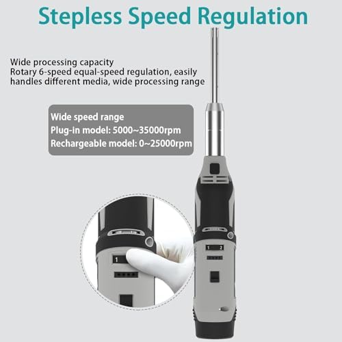 High-Speed Handheld Homogenizer with 6mm, 8mm, & 10mm Heads - Adjustable 6 Speeds, H-Shaped Stand, Ideal for Food, Pharmaceutical & Cosmetic Use