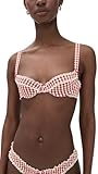 For Love & Lemons Women's Scotch Bonnet Underwire Bra, Red, 36DD
