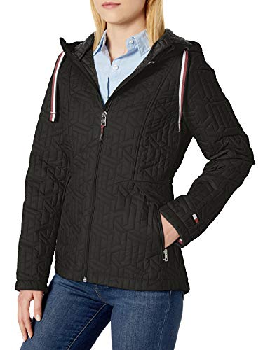 Tommy Hilfiger Women's Lightweight Quilted Hooded Packable Jacket