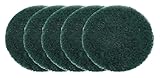 hskul 5pcs Cleaning Cloth Scrub Pad Industrial Scouring Pads Polishing Pad 4Inch Auto Car Buffing Pad Set