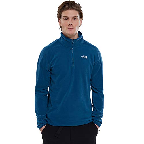 THE NORTH FACE Glacier Men's Jumper, Mens, Glacier, Monterey Blue