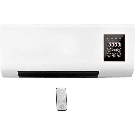 STYLEHEAVEN Wall Heater Low Noise 1800W 8H Timer Heater Air Conditioner for Indoor Bedroom