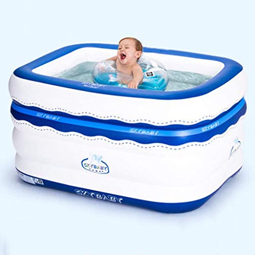 WFFF AWJ Bath tub Inflatable Baby Swimming Pool Preschool Child Large Bath Tub Insulation Family Bath Bucket