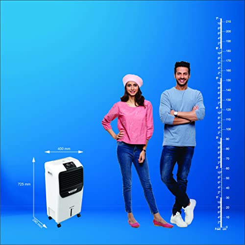 Image of Crompton Jedi PAC 22 Litre Personal Air Cooler for home | Honeycomb pads | 4-way Air Deflection | Ice Chamber | Everlast Pump | Inverter Compatible