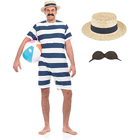 Disfraz de Epoca Hombre Bañista Años 20 Cover