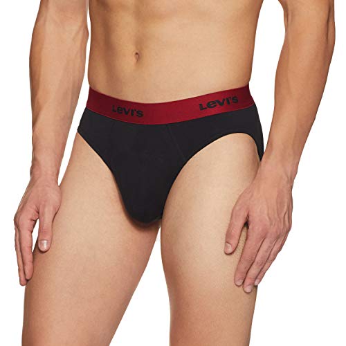 Image of Levi's Men Cotton 019 Classic Brief with Contoured Double Pouch, Tag Free Comfort & Smartskin Technology (Pack of 2)