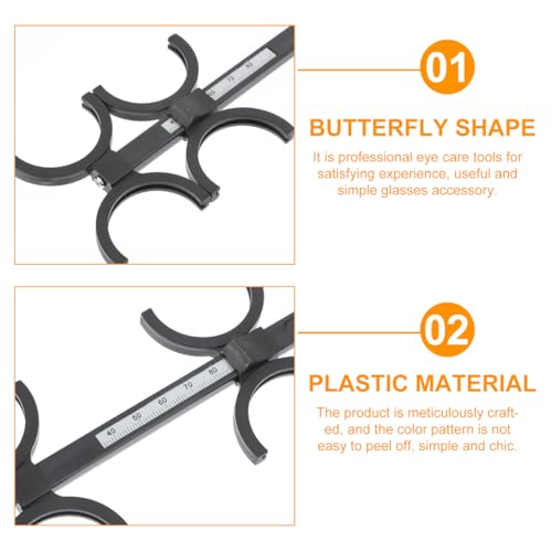 Image of Hemoton Optical Flipping Tool Glasses Accessories 2Pcs Eye Care Tools for Optometry Lens Testing and Adjustment 8.46X2.55X0.31In
