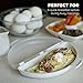 Culinary Elements Microwave Omelet Maker, Nonstick 3-Egg Capacity, Quick & Easy Breakfast Cooker, BPA-Free, Dishwasher Safe