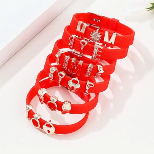 Pulsera de malla de 10 mm con cuentas de bicicleta de esmalte estilo punk boho 5