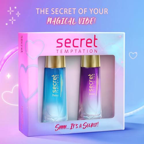 Image of Secret Temptation Perfume for Women Gift Set - Daisy & Jazz (2 x 30ml) | Premium Perfume for Women Long Lasting Fragrance