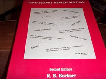Paperback Land Survey Review Manual Book