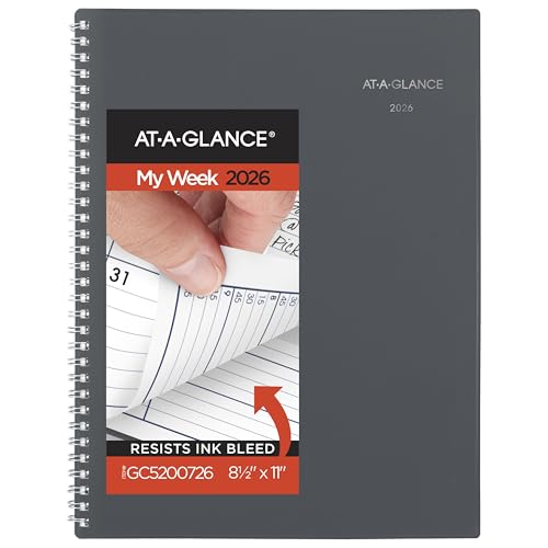 AT-A-GLANCE 2026 Appointment Book Planner, Weekly & Monthly,...