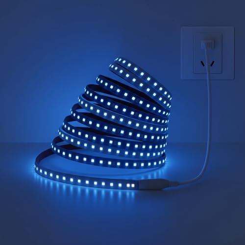 Image of 5 Meter Waterproof LED Strip Light Blue | Decorative LED Rope Light, Flexible Strip Light, Party Lights, Room Decoration, Festival Lighting, Indoor Outdoor Use