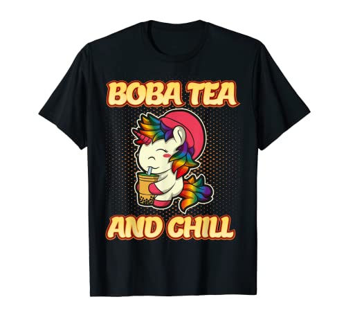 Anime japonés Kawaii Boba Bubble Tea Camiseta