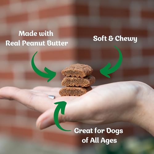 Blue Dog Bakery Natural Dog Treats, Softies, Peanut Butter Flavor, 16.2oz Bag, 1 Bag