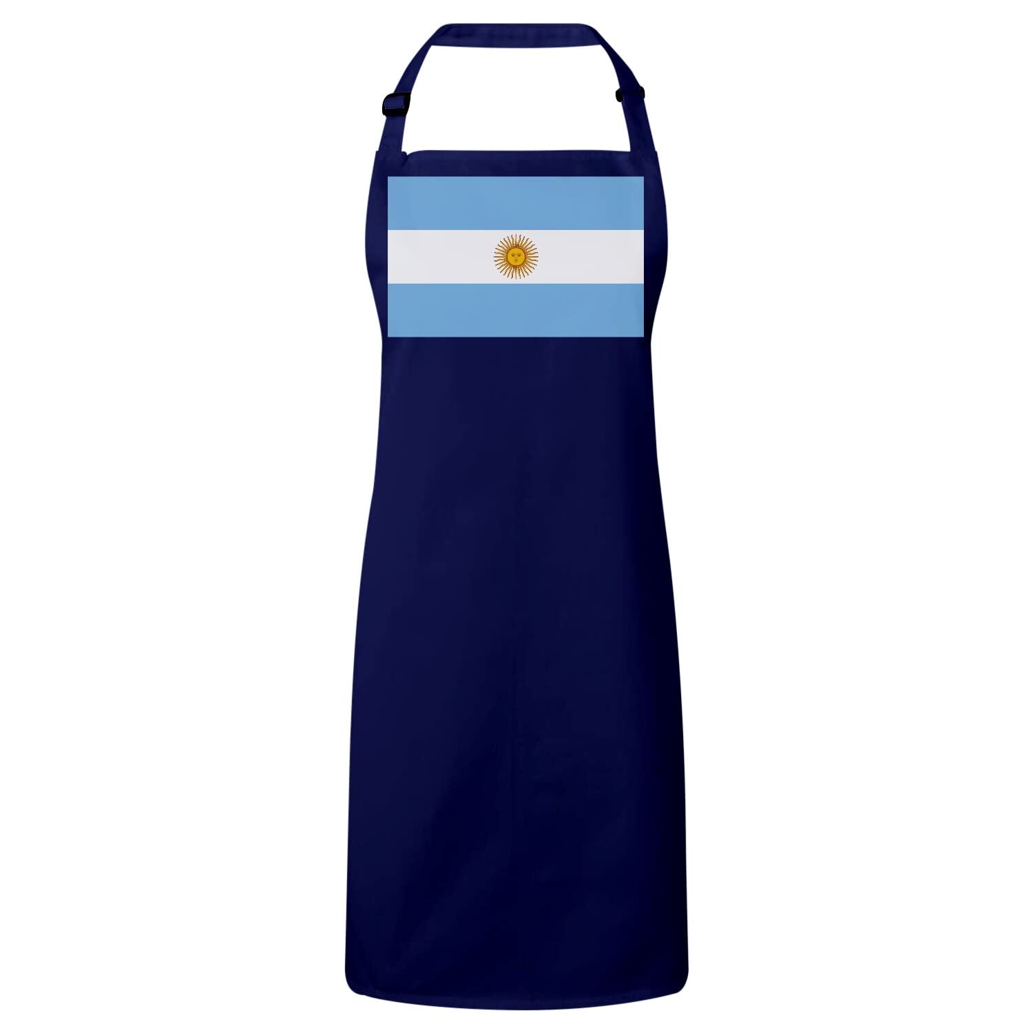 Tablier cuisine premium navy et résistant drapeau Argentine