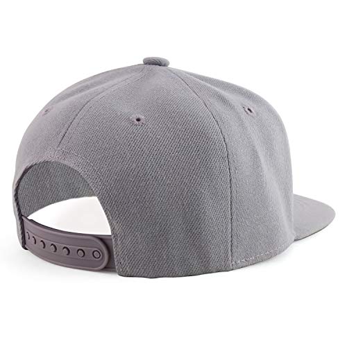 Image of Trendy Apparel Shop Infant to Youth Plain Structured Flatbill Snapback Cap