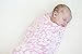SwaddleDesigns Marquisette Receiving Swaddle Blanket for Baby Boys & Girls, Soft Premium Cotton Muslin, Best Shower Gift, Pink Lush, Parent Picks Award Winner Small