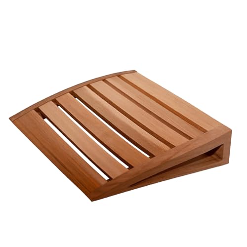 Coussin repose-tête de sauna en bois – 38 x 31 cm – Coussin antidérapant et respirant | Support ergonomique pour la tête, banc de sauna multifonction...