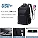 Laptop Backpack for Men, 35L Black Backpack with USB Charging Port, Water Resistant Backpack Fits 15.6 Inch Laptop for Business Work and College