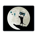 5. respaldo no deslizante; Yanteng (Almohadilla para Mouse) Almohadilla para ratón para Juegos, Almohadilla para ratón con Juego de computadora Profesional Wolf Moon ith Bordes cosidos PM0926948