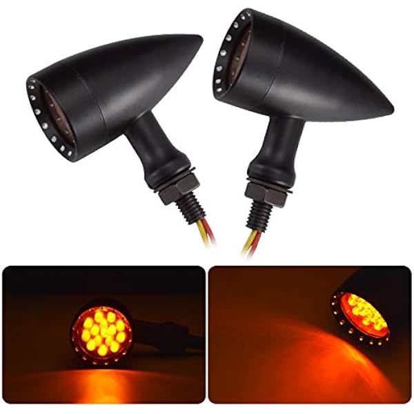 KATUR Motocykl czarny pocisk przedni tylny kierunkowskaz kierunkowskazy światła przeciwmgielne światło stop światło dla motocykl Cruiser Chopper Bobber
