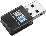 Multibao 300Mbps Wireless Network USB WiFi Dongle 802.11 B/G/N Adapter for PC Laptop compatible with Windows XP/VISTA / WIN7 / WIN 8 / WIN10 / MAC/LINUX