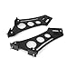 Universal Car Spoiler Mounting Brackets 28cm/11in - CNC Aluminum Alloy Rear Wing Support Legs for Trunk Lid Racing Style Aerodynamic Upgrade (28cm/11in)