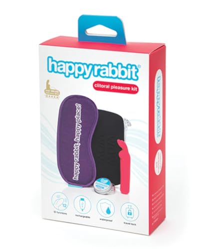 Happy Rabbit Kit de plaisir clitoridal (4 pièces) Transparent Taille Unique