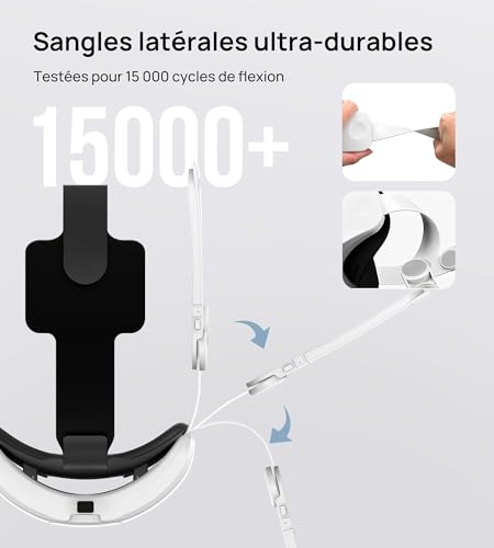 Sangle avec batterie Meta Quest 2 pour de longues soirées VR - 6