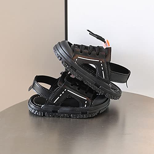Children's Baotou Half Sandals Summer Anti Kick Boys' Beach Shoes Girls' Korean Soft Sole Walking Toddler Dress Sandals2