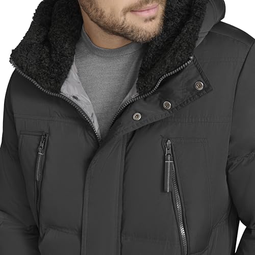 Image of Andrew Marc Men's Outerwear Mackay Faux Fur Lined Parka