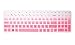 Silicone Keyboard Cover Skin for 15" HP Pavilion 15-ab 15-ac 15-ae 15-af 15-an 15-ak 15-ay 15-ax 15-as 15-ba 15-bc 15-bk Series, HP OMEN 15-ax, HP Envy x360 m6-ae151dx m6-p113dx m6-w (Ombre Pink)