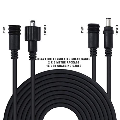 Cavo di prolunga per luci di inondazione solare