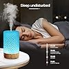 Romon Diffusore di Oli Essenziali, Funzione Aromaterapia 150ML, Diffusore Elettrico di Oli Essenziali ad Ultrasuoni con Umidificatore d'Aria a 7 Colori LED per Appartamento Ufficio Casa Yoga