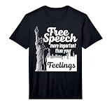 Funny Free Speech Gift Freedom of Speech Journalist Writer Performance T-Shirt