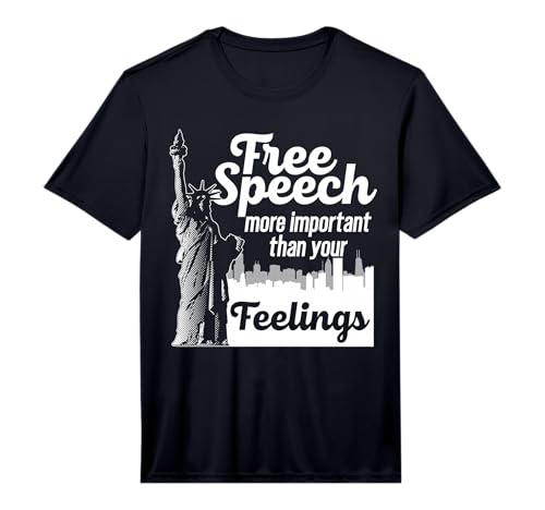 Funny Free Speech Gift Freedom of Speech Journalist Writer Performance T-Shirt