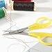Omnigrid 4-Inch, Ultra Sharp Point, Stainless Steel, 1 Count Needlecraft Scissors, Оnе Расk, Yellow