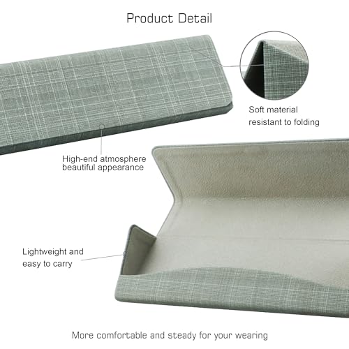 Image of VisionGlobal Hard Shell Eyeglass Case for Eyeglasses and Sunglasses for Men /Women and Kids
