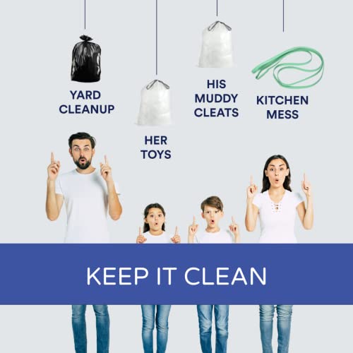 Plasticplace 26" Rubber Bands for 65 Gallon Trash Cans, 5 Pack